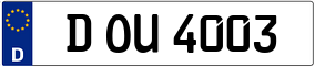 Truck License Plate